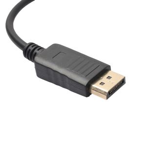 Generic Câble Adaptateur DP pour Display port mâle vers HDMI Femelle - Noir  à prix pas cher