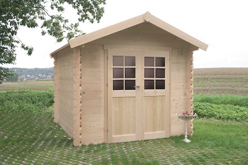 Solid Abri de Jardin Maisonnette Chalet de Jardin Nimes