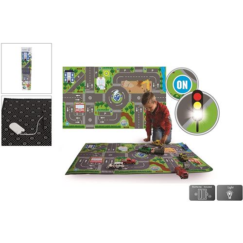 Tapis de jeu avec éclairage LED, 120 x 70 cm