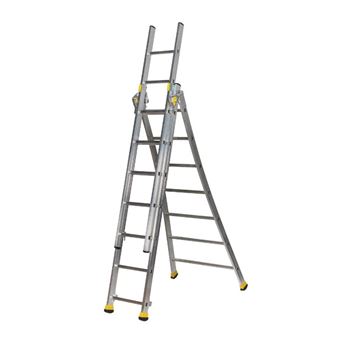 Echelle transformable base évasée 3x9 Haut. accès max. 7m T3 Centaure - 1