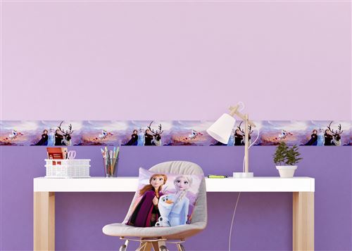 Frise auto-adhésive Disney - La Reine des Neiges 2 - modèle dans la forêt - 5 M x 10 CM