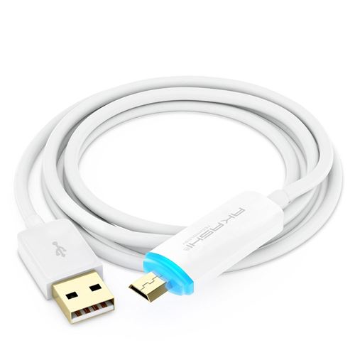 Câble Micro USB 1m Akashi - Blanc