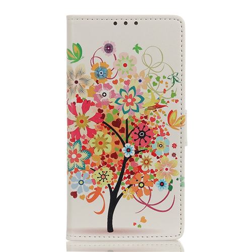 Etui en PU à motifs avec support arbre coloré pour votre Xiaomi Mi 10 Lite 5G/Mi 10 Youth 5G