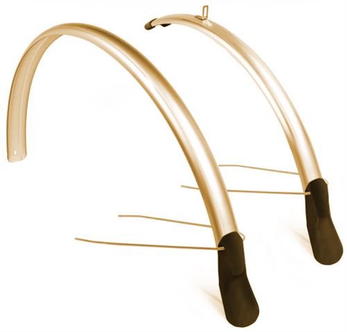 Eurofender jeu d'ailes Scatto51 mm - 28 pouces fumée plastique