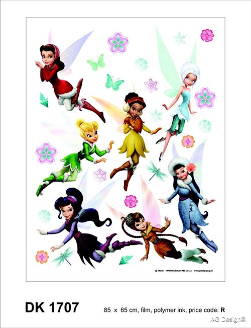 Disney Fairies-Fée Clochette - Maxi Stickers muraux 85x65cm