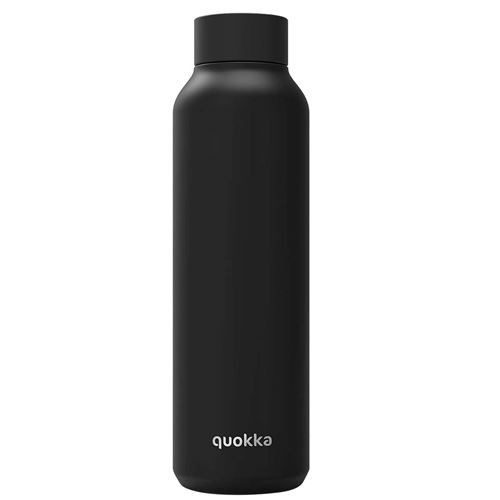 Bouteille isotherme Quokka Solid acier inox noir de jais 630 m