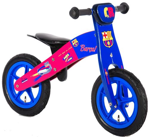 Yipeeh FC Barcelona loopfiets 12 pouces Garçon Bleu