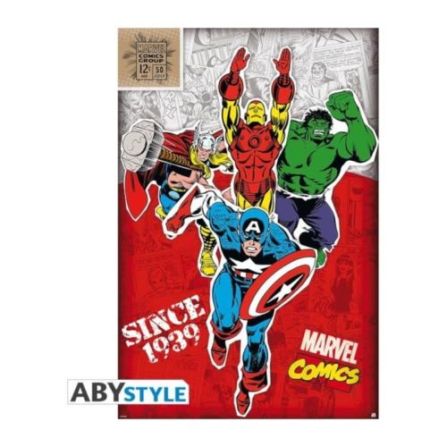 ABYSTYLE - Alice aux pays des Merveilles - Poster Marvel - Héros 1939 roulé filmé (91.5x61)