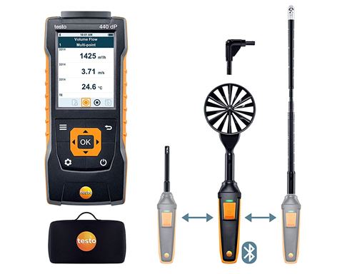 Testo Luxmeter 440 Lux-Set 0563 4402 Kalibriert nach Werksstandard (avec Zertifikat)