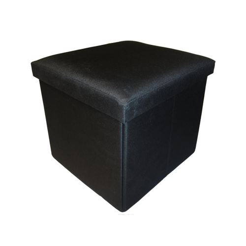 NO NAME - Pouf pliable Oxford Noir