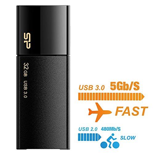 Silicon Power SP032GBUF3B05V1K Noir