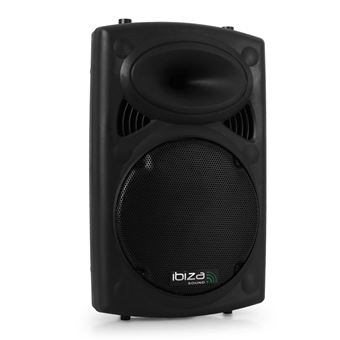 enceinte amplifiée dj sono mobile 400w ibiza sound slk10a-bt   câble pc ...