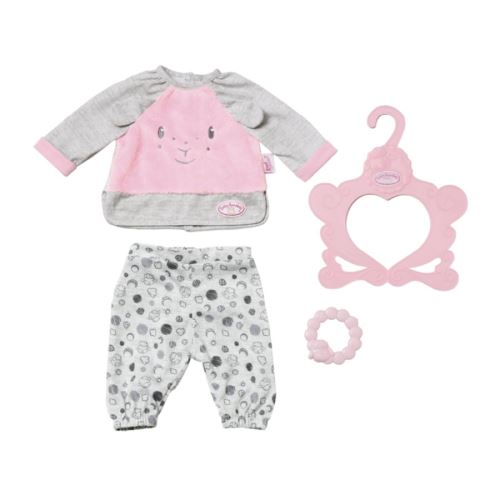 Baby Annabell pyjama pour poupée de 43 cm rose/gris