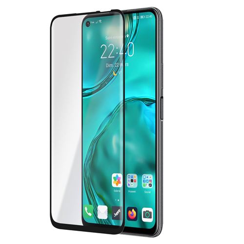 Film Pour Huawei P40 Lite Verre Trempé 9H Fin contour Noir