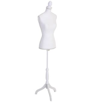 Mannequin De Couture Avec Cuisses - Femme écru - Taille M/L - Réglable En Hauteur 140-175 Cm