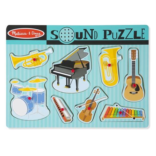 Puzzle sonore Melissa & Doug Instruments musicaux 8 pièces