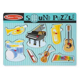 Puzzle sonore Melissa Doug Instruments musicaux 8 pieces Puzzle Achat prix fnac