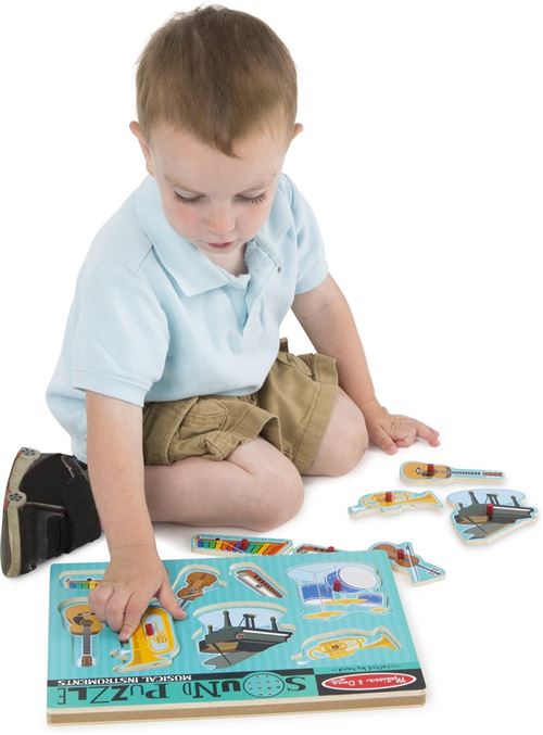 Puzzle sonore Melissa Doug Instruments musicaux 8 pieces Puzzle Achat prix fnac