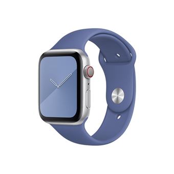 Apple 44mm Sport Band - Bracelet de montre pour montre intelligente - taille Regular - bleu de lin - pour Watch Hermès Series 9, SE 3, Series 10, Series 11, Series 8, Series 9, Ultra 2, Ultra 3 - 1
