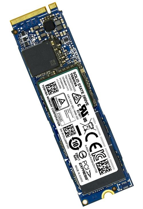 Toshiba XG6 Series KXG60ZNV1T02 - SSD - 1024 GB - intern - M.2 2280 - PCIe 3.1a x4 (NVMe)