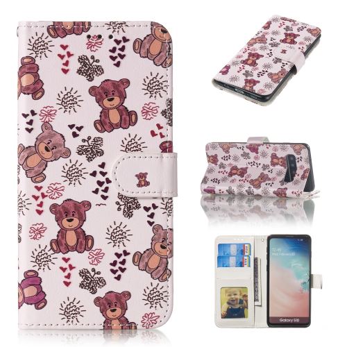 Etui en PU ours pour votre Samsung Galaxy S10