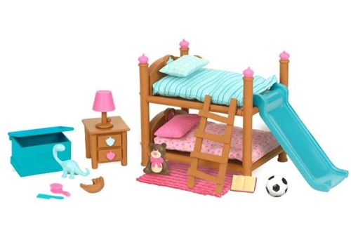 Li'l Woodzeez set de chambre pour enfants avec lit superposé 18 pièces