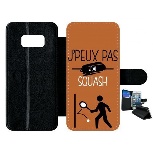 Etui à rabat samsung galaxy s8 j peux pas j ai squash 7