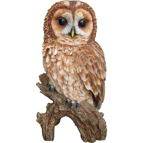 Vivid Arts - Hibou fauve en résine 31 cm