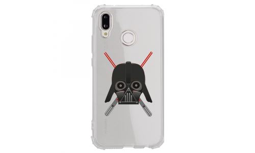 Coque souple pour Huawei P20 Lite avec impression Motifs Dark et sabres lasers