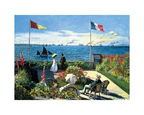 Puzzle 300 Pièces : Monet : Terrasse à Sainte-Adresse, Ravensburger