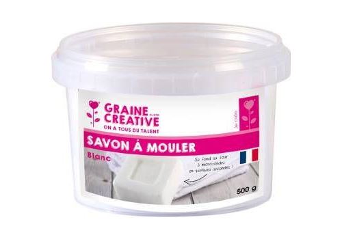Dtm Bloc Savon À Mouler 500 G - Opaque - Graine Créative
