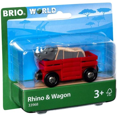 33968 Wagon et Rhinoceros