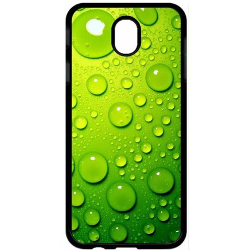 Coque samsung galaxy j7 2017 (j730) goutte d eau verte