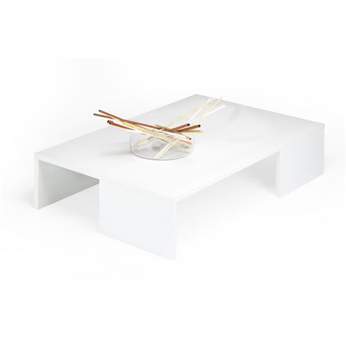 Mobilifiver Table basse, Rachele, Frêne blanc, 90 x 60 x 21 cm, Mélaminé, Made in Italy