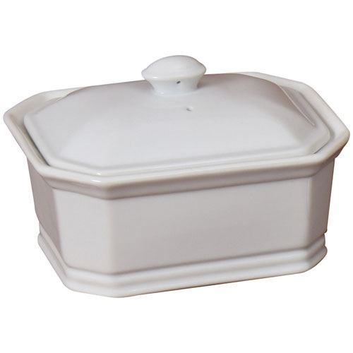 Terrine rect. a couv 900gr blanc girard 5235