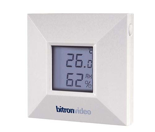 Bitron Home Temp.- et Luftfeuchtigkeitssensor innen/außen - avec Display, pour Telekom Smart Home