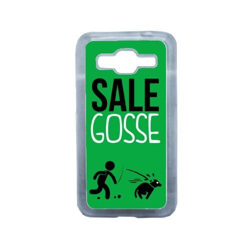 Coque sale gosse 4 compatible samsung core prime transparent