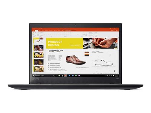 Lenovo Thinkpad T470S 20Hf - Intel Core i5 - 7200U / Jusqu'À 3.1 Ghz - Win 10 Pro 64 Bits - Hd Graphics 620 - 8 Go Ram - 256 Go SSD Tcg Opal Encryption 2, Nvme - 14" Ips 1920 X 1080 (Full Hd) - Gigabit Ethernet - Wi-Fi 5 - 4G Lte-A - Noir - Clavier : Nor