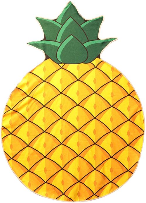 Jet Lag - Drap de plage original 150 cm Ananas