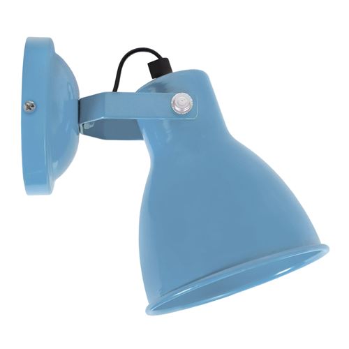 Applique broadway - metal bleu ciel - e14 40w