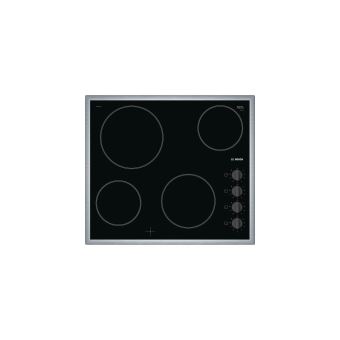 Table De Cuisson Vitroceramique Bosch 1038082 Table Vitro 4 Quick Light Inox Manettes Plaque Vitroceramique Achat Prix Fnac