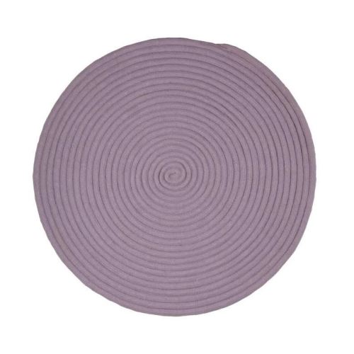tam tam tapis en coton - 70 cm - lilas