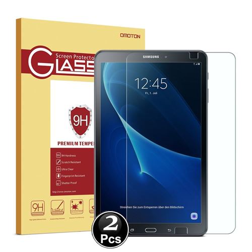 Vitre protection d'ecran integrale en verre trempé pour Samsung Galaxy Tab A 10.1 2016 T580 T585 [X2]