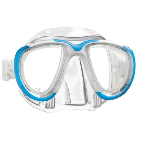Masque Tana Silicone Transparent - Couleur - Clear/Turquoise