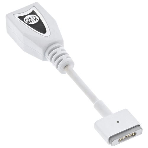 Bloc d'alimentation pour ordinateur portable Notebook TIP M18B (14.85V), pour Apple Magsafe2, Macbook Air, 90W / 120W, blanc