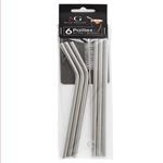 6 Pailles En Verre Borosilicate Avec Brosses - Rosenstein & Söhne - Neuf