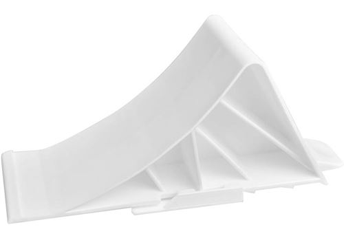 ProPlus cale de roue en plastique avec poignée et support 25 cm blanc