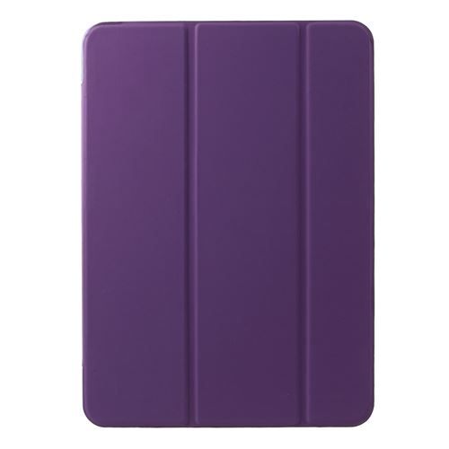 Etui en PU triple couleur violet pour votre Apple iPad Pro 11-inch (2018)
