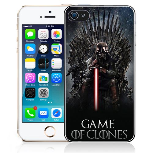 Coque pour iPhone 5C vador game of clones