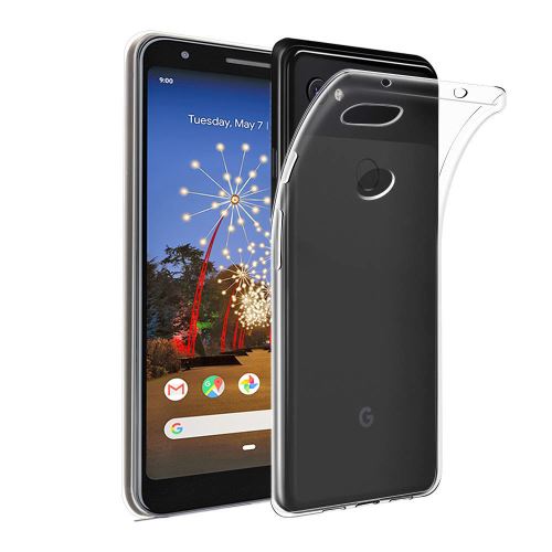 Coque Google Pixel 3A XL Souple Transparente flexible Bumper en Gel TPU Silicone Invisible Antichoc - Accessoires Pochette Case